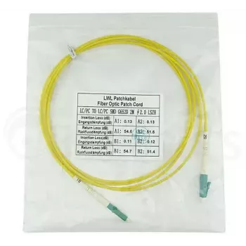 BlueOptics SFP2121BU2MM InfiniBand optinis šviesolaidinis kabelis 2 m LC geltonas
