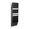 Literatūros stovas Durable FLEXIBOXX 12 lentynų Juoda