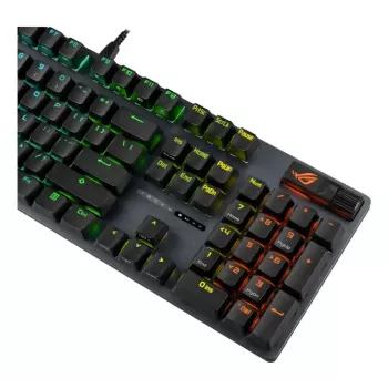 Mechaninė žaidimų klaviatūra ASUS ROG Strix Scope II X – Pilno dydžio, USB, RGB, Šveicariškas išdėstymas, Juoda