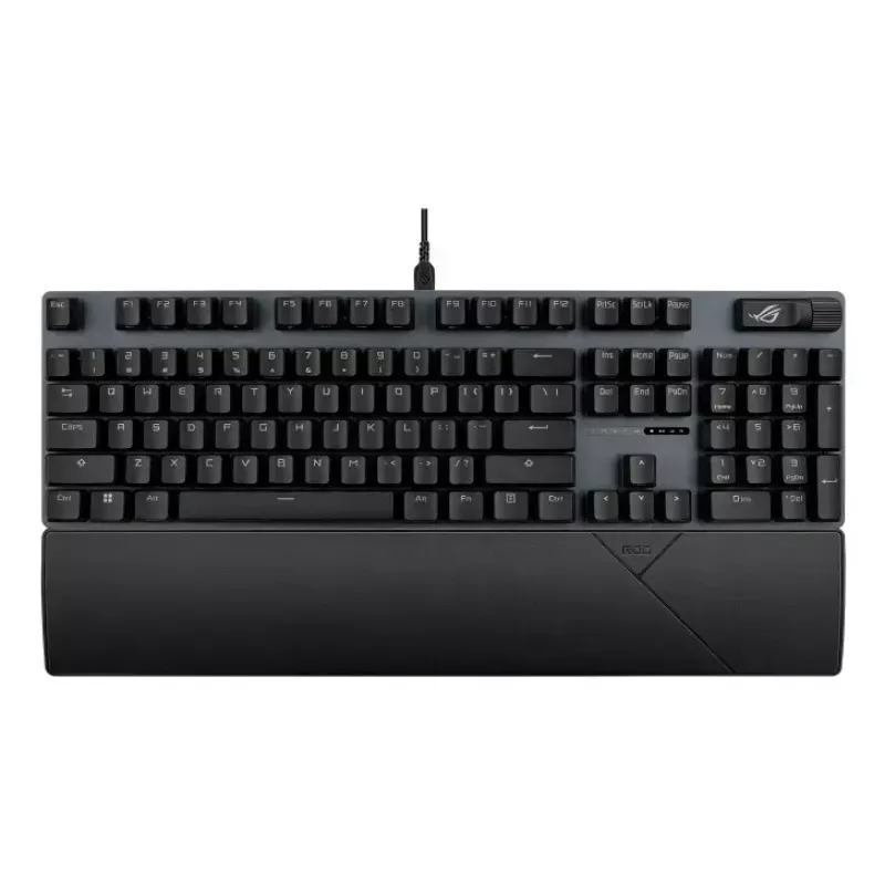 Mechaninė žaidimų klaviatūra ASUS ROG Strix Scope II X – Pilno dydžio, USB, RGB, Šveicariškas išdėstymas, Juoda