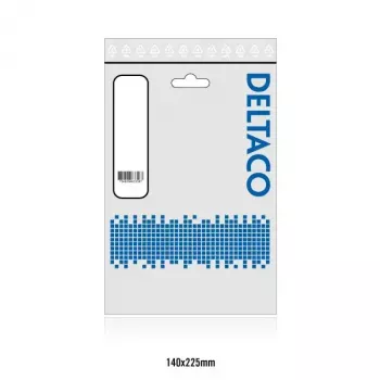 Tinklo kabelis Deltaco TP-611 RJ-45 Cat6 1,5m pilkas