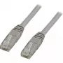 Tinklo kabelis Deltaco TP-611 RJ-45 Cat6 1,5m pilkas