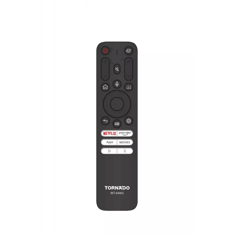 TORNADO 65US4301X | 65 colių 4K berėmis WebOS išmanusis televizorius su balsu valdomu nuotolinio valdymo pultu