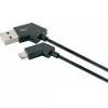 USB laidas Schwaiger LKW 120 M 1,2 m USB A / Micro-USB B juodas
