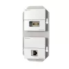 Sieninis lizdas RJ-45 + HDMI Kindermann 7456 000 543