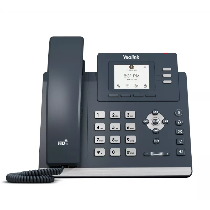IP telefonas Yealink MP52 cEdition pilka su laidiniu rageliu, Android