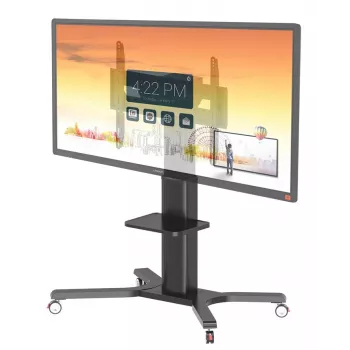 Mobilus monitorių stovas Peerless PR598-M, 2.49 m (98 inch), juodas
