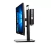DELL MFS18 68.6 cm (27 coli) stovas stalui Juodas, Sidabrinis