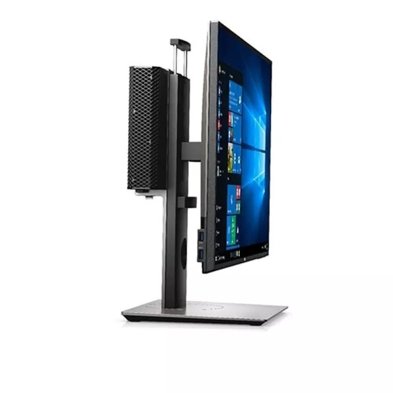 DELL MFS18 68.6 cm (27 coli) stovas stalui Juodas, Sidabrinis