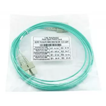 BlueOptics SFP3232EU10MK InfiniBand šviesolaidinis kabelis 10 m SC Aqua
