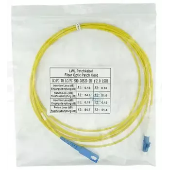 Skaidulinis optinis kabelis BlueOptics SFP2122BU20MK LC SC G.657.A1 20 m Geltonas