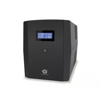 Conceptronic ZEUS 2200VA 1320W UPS, IEC + Schuko lizdas, Linijinis-interaktyvus, 2.2 kVA, 1320 W, 220 V, 240 V