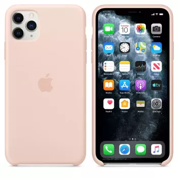 Dėklas Apple iPhone 11 Pro Max Silikoninis Pink Sand