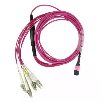 BlueOptics CBL-MPO12-4LC-OM4-3M-BO InfiniBand šviesolaidinis kabelis 4x LC MPO 3m