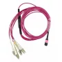 BlueOptics CBL-MPO12-4LC-OM4-3M-BO InfiniBand šviesolaidinis kabelis 4x LC MPO 3m