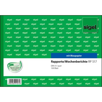 Verslo forma Sigel RP517, A5, balta, 100 lapų