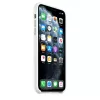 Silicone Dėklas Apple iPhone 11 Pro Max — Silicone, Baltas, tinka 6,5 colio