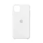 Silicone Dėklas Apple iPhone 11 Pro Max — Silicone, Baltas, tinka 6,5 colio