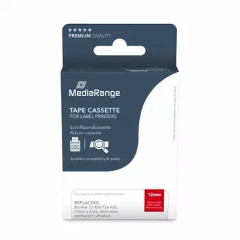 Spausdinimo juosta MediaRange MRBTZ435 balta 1,2 cm x 8 m