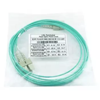 BlueOptics SFP3232EU7.5MK InfiniBand šviesolaidinis kabelis 7,5 m SC žalias