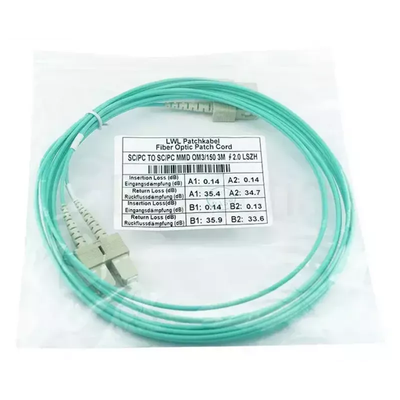 BlueOptics SFP3232EU7.5MK InfiniBand šviesolaidinis kabelis 7,5 m SC žalias