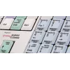 Klaviatūra Logickeyboard LKB-CBASE-AJPU-DE Office USB QWERTZ vokiška įvairiaspalvė