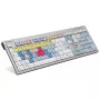 Klaviatūra Logickeyboard LKB-CBASE-AJPU-DE Office USB QWERTZ vokiška įvairiaspalvė