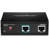 Trendnet TI-SG104 tinklo skirstytuvas, PoE, metalinis korpusas, juodas