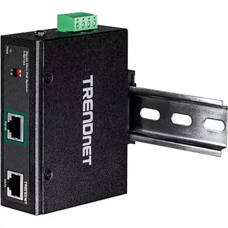 Trendnet TI-SG104 tinklo skirstytuvas, PoE, metalinis korpusas, juodas