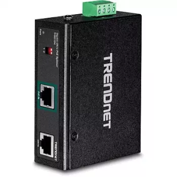 Trendnet TI-SG104 tinklo skirstytuvas, PoE, metalinis korpusas, juodas