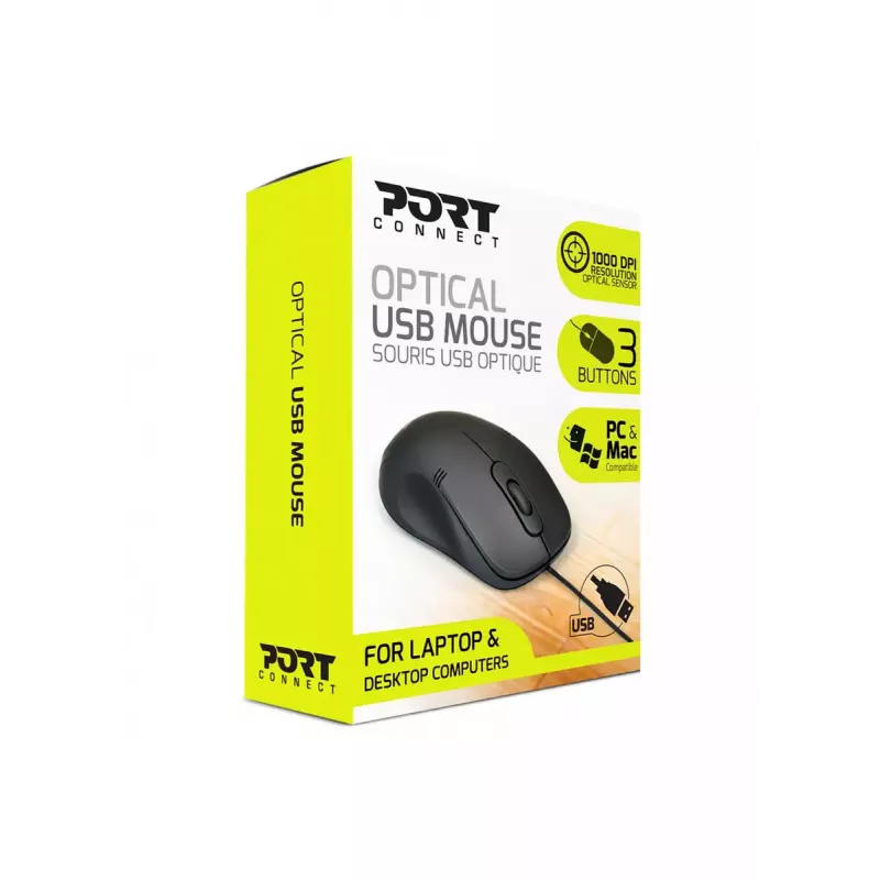 Port Designs 900400-PRO USB Type-A laidinė kompiuterio pelė
