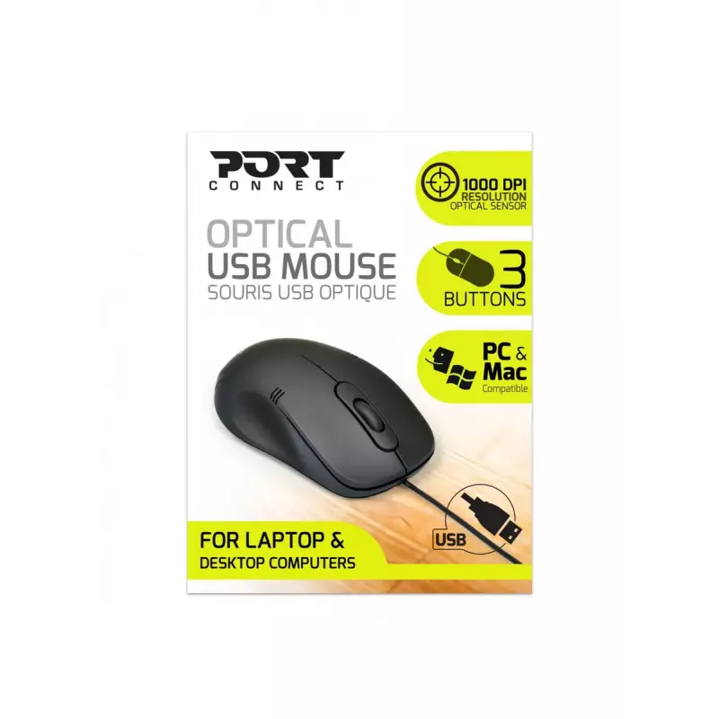 Port Designs 900400-PRO USB Type-A laidinė kompiuterio pelė