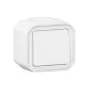 Legrand 069751L paviršinis dviejų krypčių šviesos jungiklis, baltas, IP55