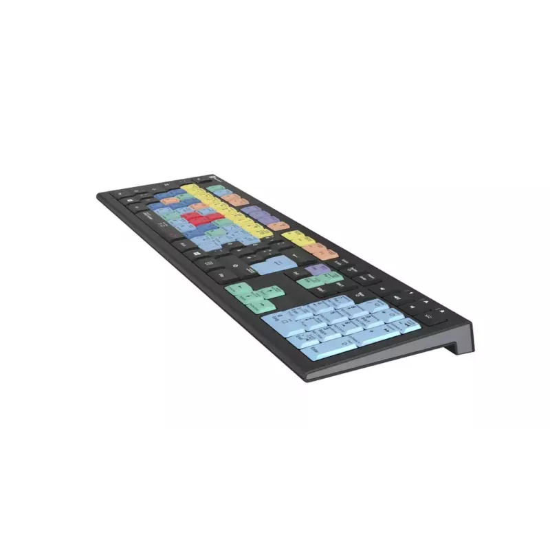 Klaviatūra Logickeyboard LKB-CBASE-A2PC-DE Universal USB QWERTZ vokiška juoda