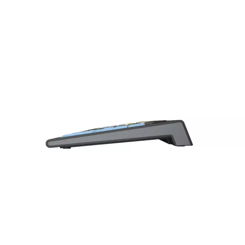 Klaviatūra Logickeyboard LKB-CBASE-A2PC-DE Universal USB QWERTZ vokiška juoda