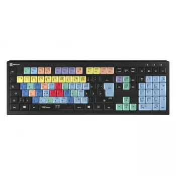 Klaviatūra Logickeyboard LKB-CBASE-A2PC-DE Universal USB QWERTZ vokiška juoda