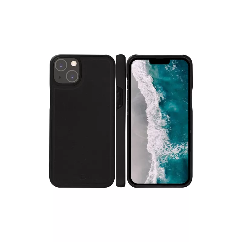 dbramante1928 Stockholm folio dėklas iPhone 14 Plus (6,7 colio, juodas) su 3 kortelių kišenėmis