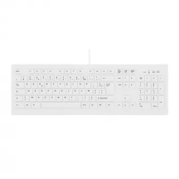 Contour Design Active Key ClassicClean medicininė klaviatūra, pilno dydžio, laidinė, balta, C8100