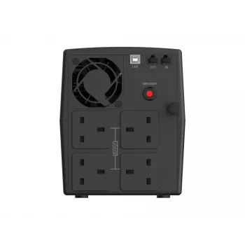 Conceptronic ZEUS04G 2200VA 1320V nepertraukiamo maitinimo šaltinis, 4x UK lizdai, HID USB, RJ45 Į/Iš, AVR