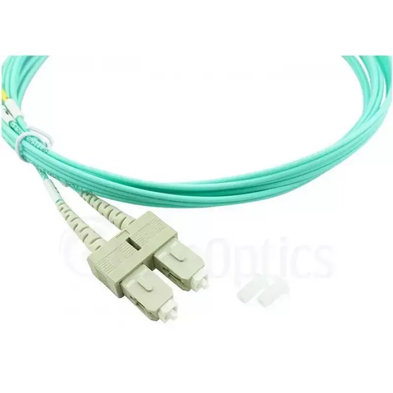 BlueOptics LC-SC daugiamodis OM3 Duplex šviesolaidinis komutacinis kabelis, LC-UPC/SC-UPC, 1 m, smėlio spalvos (suderinamas su Corning 055702K512000001M)