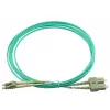 BlueOptics LC-SC daugiamodis OM3 Duplex šviesolaidinis komutacinis kabelis, LC-UPC/SC-UPC, 1 m, smėlio spalvos (suderinamas su Corning 055702K512000001M)