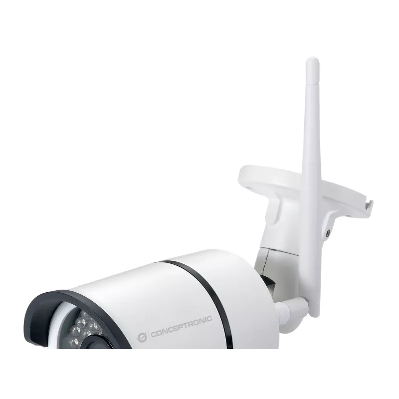 Conceptronic JARETH HD belaidė debesies IP kamera, lauko, IP apsaugos kamera, lauko, laidinis ir belaidis, išorinis, lubos/siena, balta