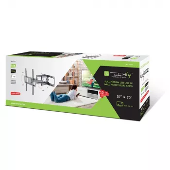 Techly ICA-PLB 344LTY TV laikiklis/padėklas 177,8 cm (70 col.) Juodas