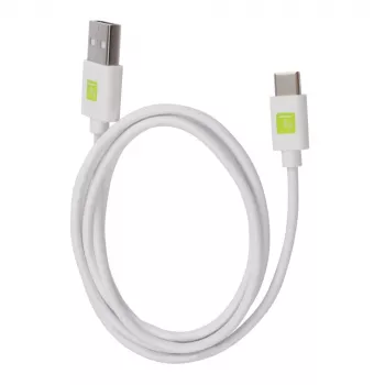 Techly ICOC MUSB20-CMAM10TW USB kabelis USB 2.0 1 m USB A USB C Baltas