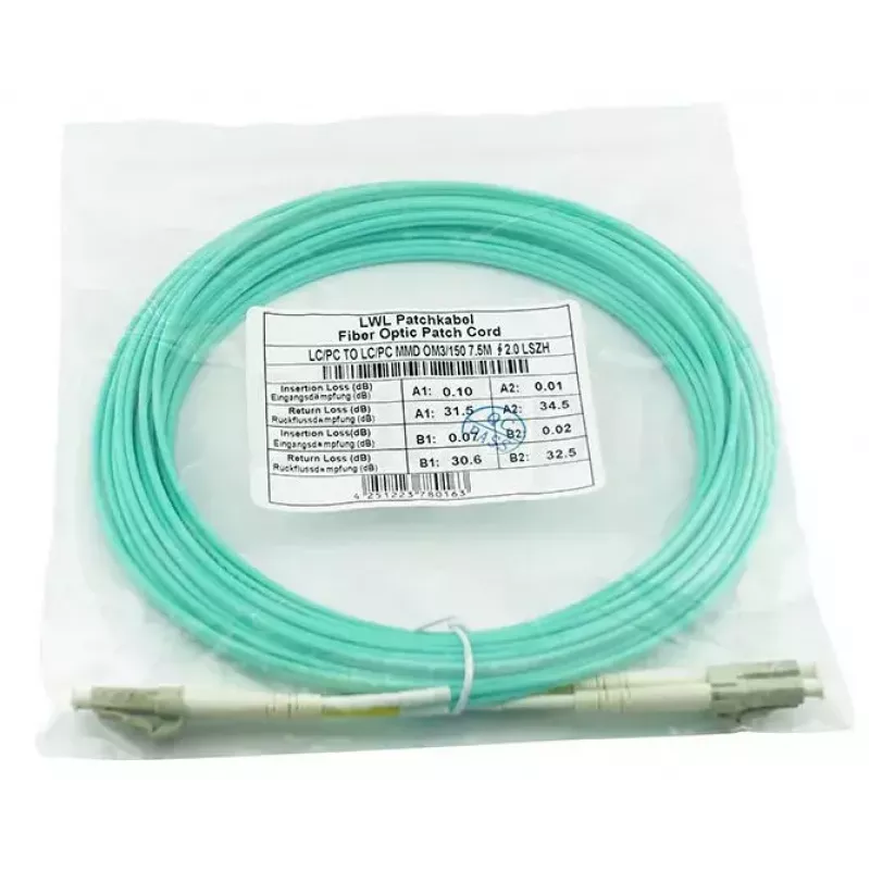 BlueOptics SFP3131EU7.5MK InfiniBand šviesolaidinis kabelis 7,5 m LC Aqua