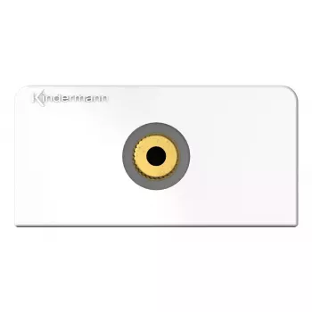 Kištukinis lizdas 3,5 mm Kindermann 7456 000 511 Baltas
