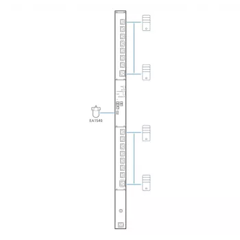 Talpinis nuotėkio jutiklis ATEN EA1540 DC AC 10–30 V 0,15 A