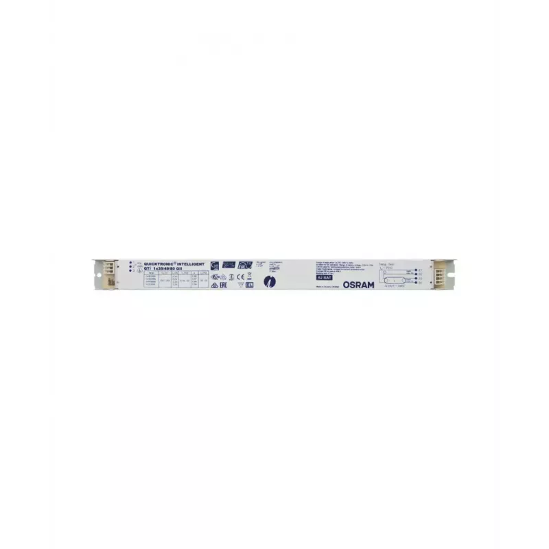 Elektroninis balastas Osram QTi 1X35/49/80 GII — 100000 h, AC 198–264 V, 50/60 Hz
