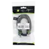 Techly 1 m HDMI laidas High Speed su Ethernet A/A M/M juodas ICOC HDMI-4-010