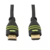 Techly 1 m HDMI laidas High Speed su Ethernet A/A M/M juodas ICOC HDMI-4-010